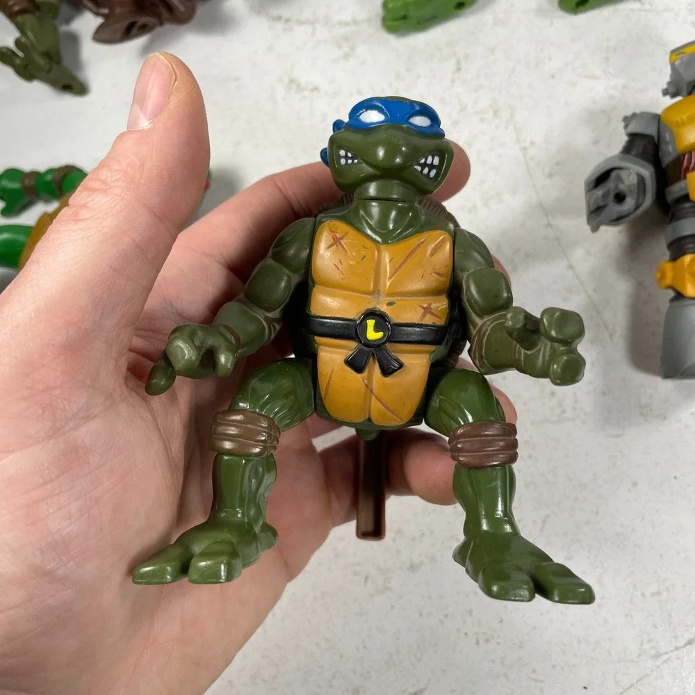 TMNT Ninja Turtles Action Figures Lot of 8 Cockroach Foot Soldier Metalhead